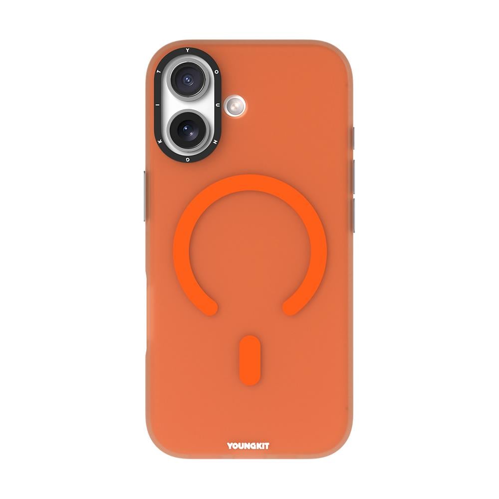Apple iPhone 17 Kılıf M-safe Şarj Özellikli Youngkit Hidden Sand Serisi Kapak