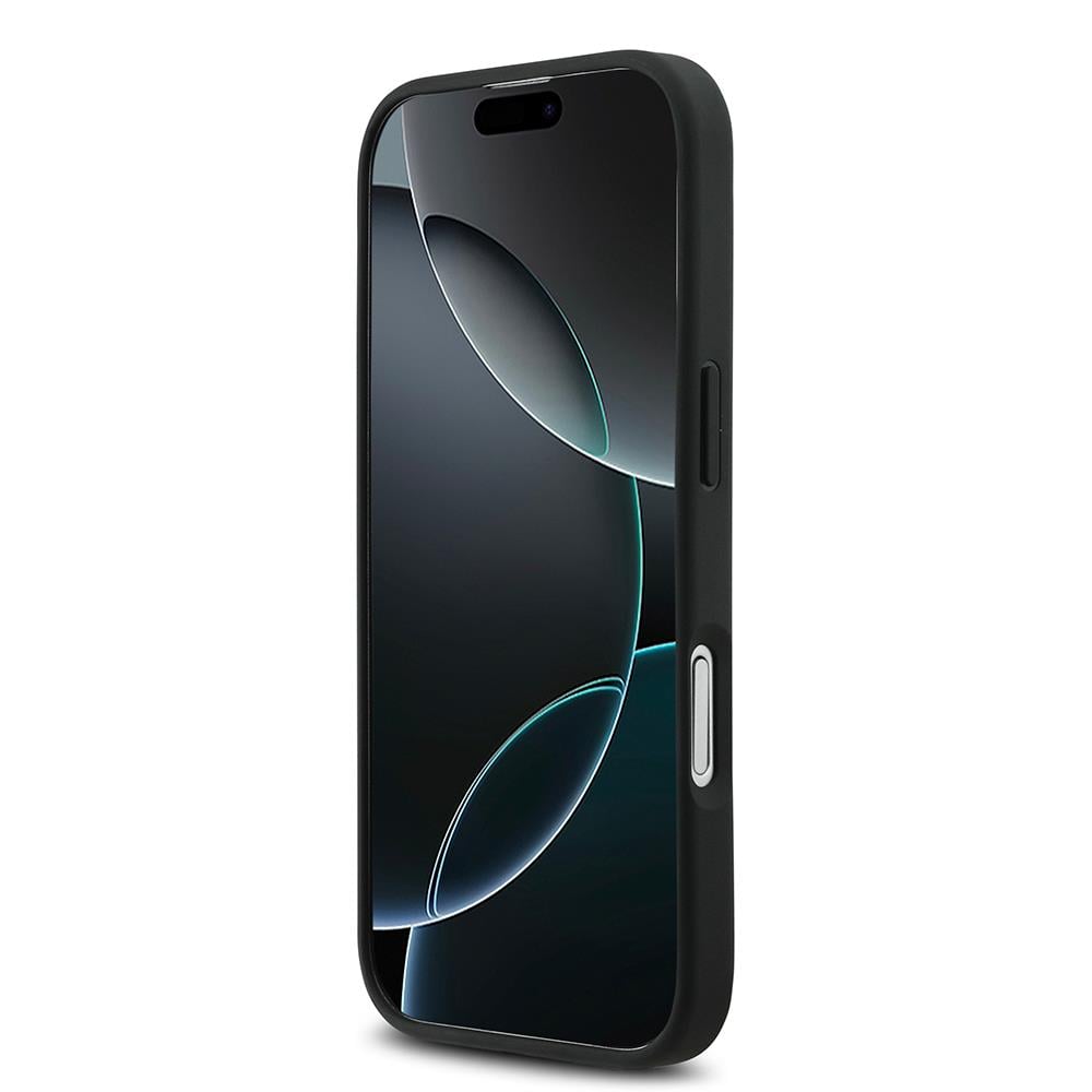 Apple iPhone 17 Kılıf Mercedes Benz Orjinal Lisanslı M-safe Şarj Özellikli Dokulu Desenli Deri Kapak