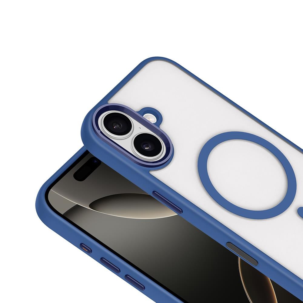 Apple iPhone 17 Kılıf Wireless Şarj Özellikli Zore Krom M-safe Silikon Kapak