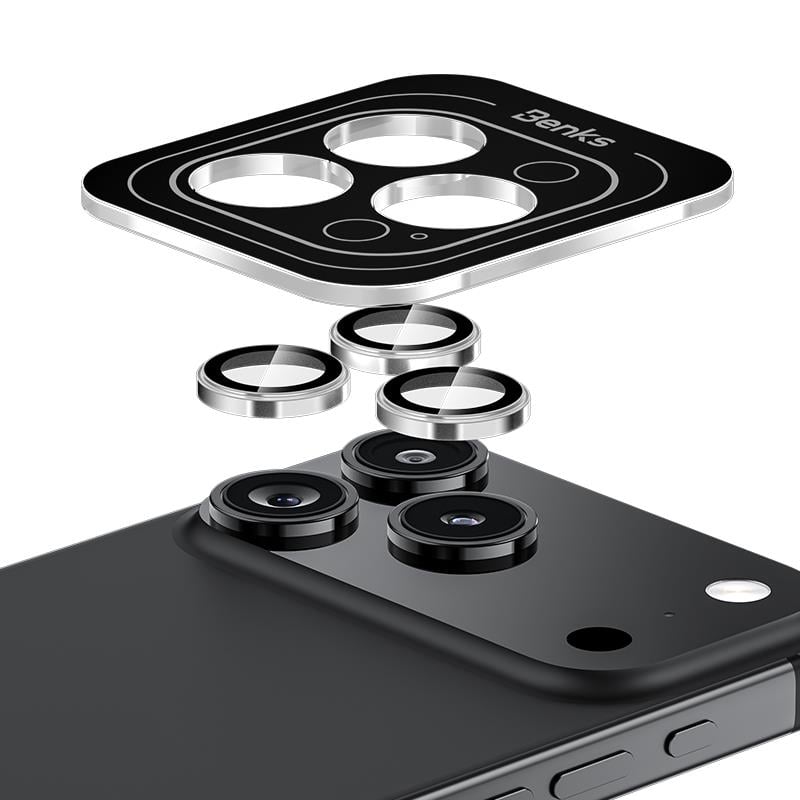Apple iPhone 17 Pro Benks AR Glass Warrior Premium Cam Kamera Lens Koruyucu