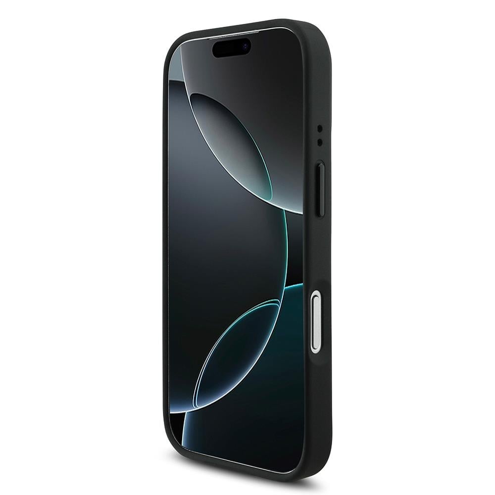 Apple iPhone 17 Pro Kılıf BMW Orjinal Lisanslı M-safe Şarj Özellikli M Logolu Üç Şeritli Delikli Deri Kapak