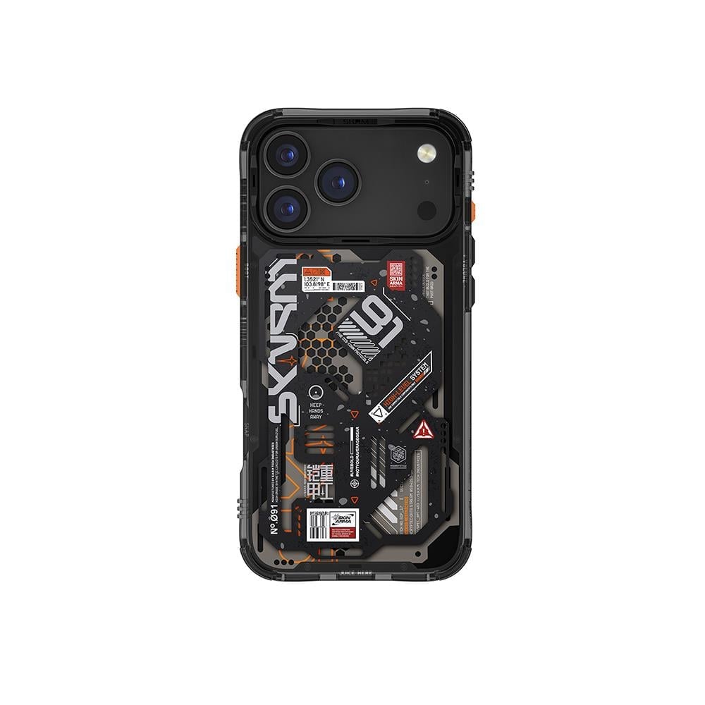 Apple iPhone 17 Pro Kılıf Desenli Airbag Tasarımlı Skinarma Spectra Kapak