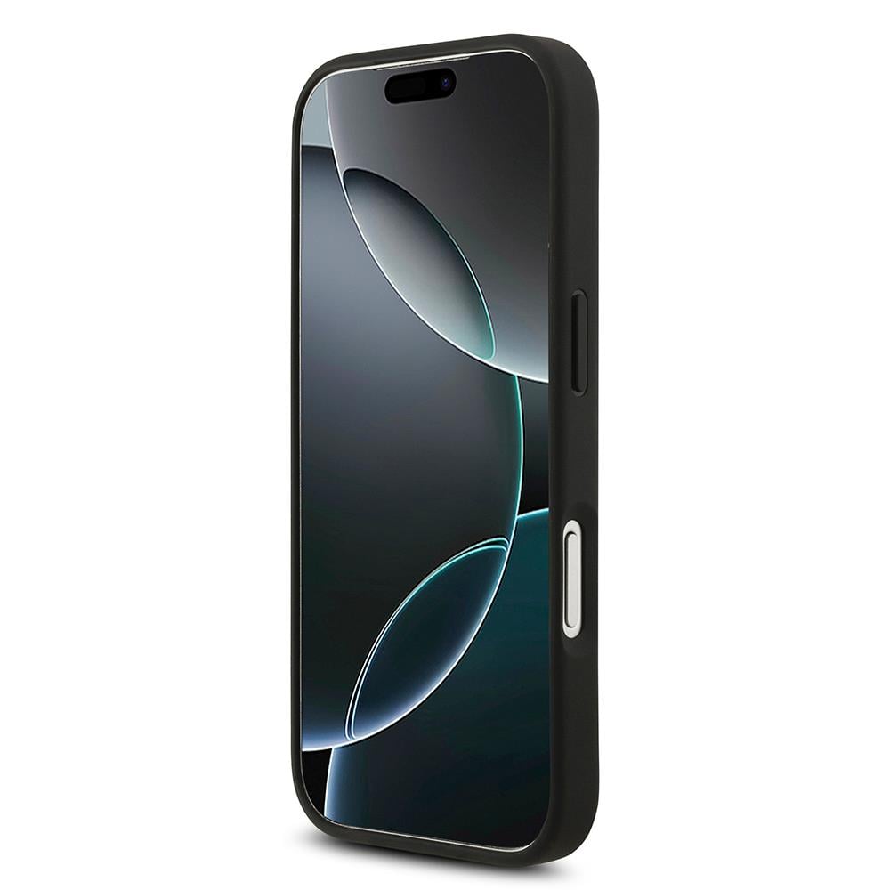 Apple iPhone 17 Pro Kılıf Guess Orjinal Lisanslı M-safe Şarj Özellikli Yazı Logolu Circle Classic Kapak