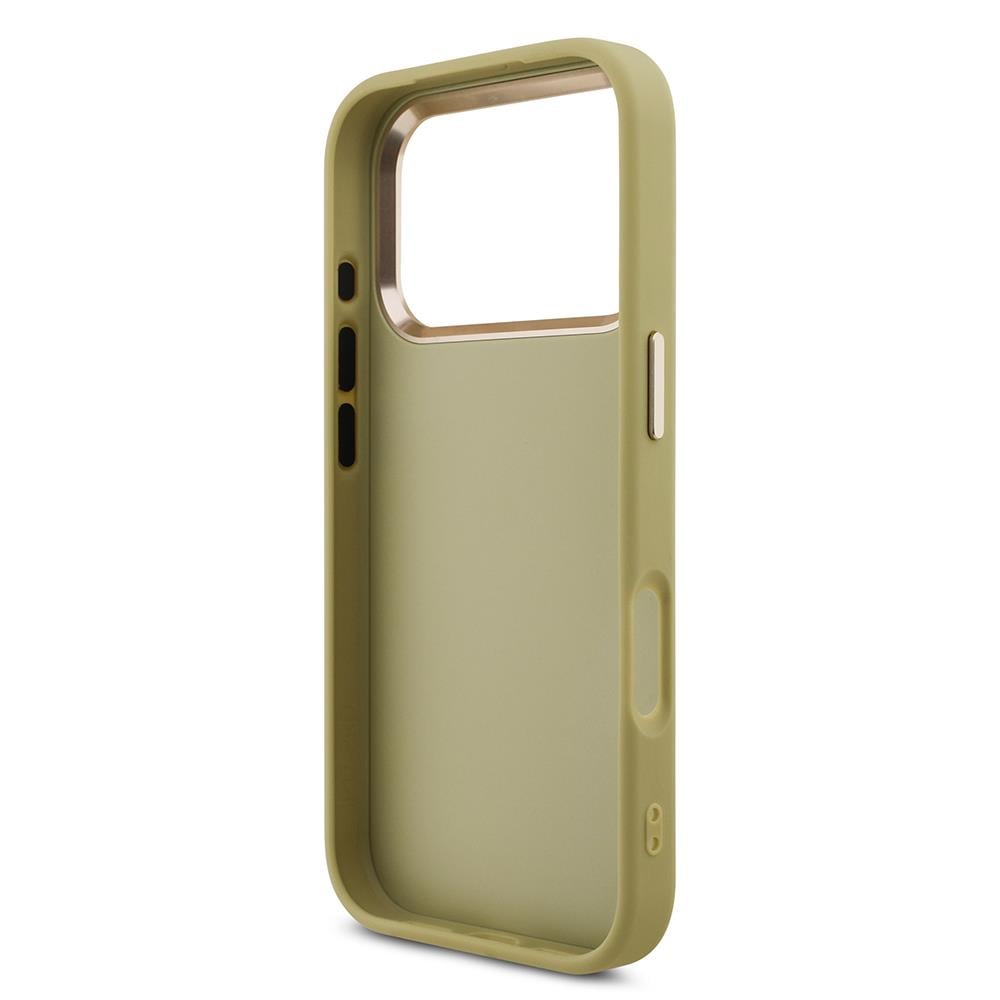 Apple iPhone 17 Pro Kılıf Guess Orjinal Lisanslı 4G Büyük Metal Kamera Çerçeveli ve Logolu Glitter Kapak
