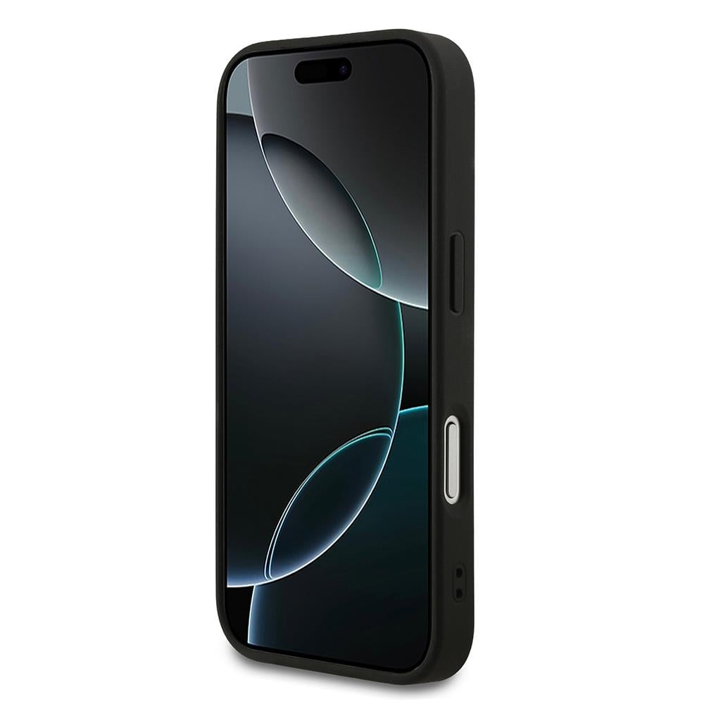 Apple iPhone 17 Pro Kılıf Guess Orjinal Lisanslı M-safe Şarj Özellikli Yazı Logolu PU Deri Kapak