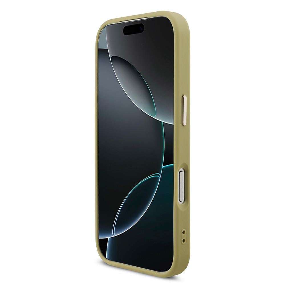 Apple iPhone 17 Pro Kılıf Guess Orjinal Lisanslı 4G Büyük Metal Kamera Çerçeveli ve Logolu Glitter Kapak