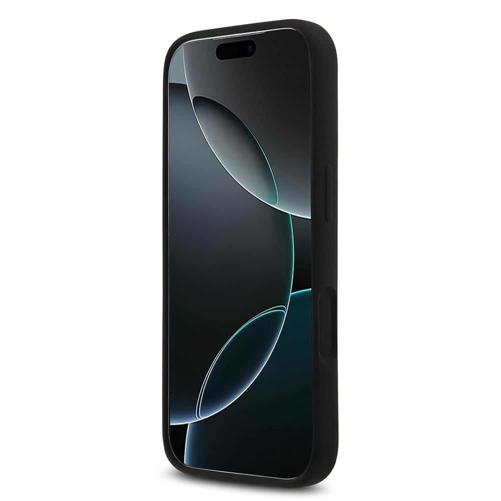 Apple iPhone 17 Pro Kılıf Guess Orjinal Lisanslı Grained Yazı Logolu Kapak