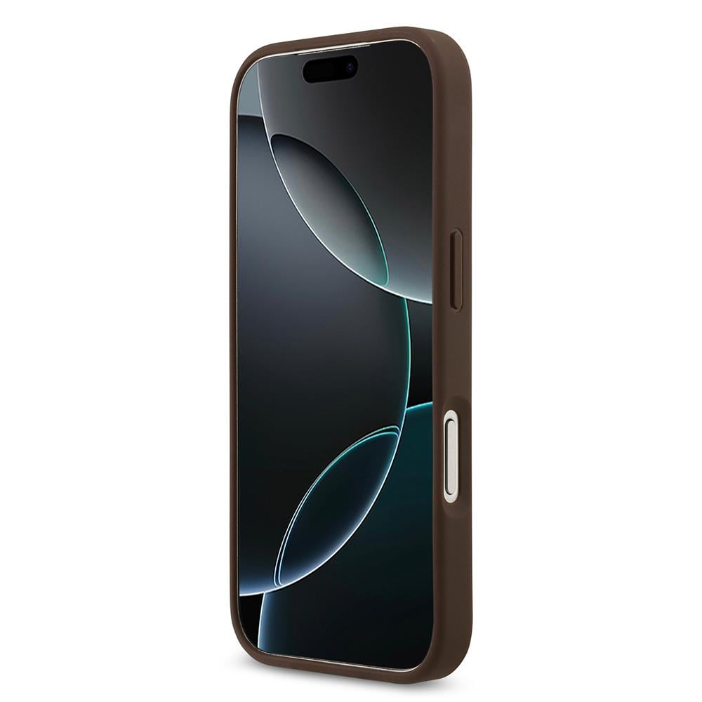 Apple iPhone 17 Pro Kılıf Guess Orjinal Lisanslı M-safe Şarj Özellikli Yazı Logolu Circle Classic Kapak