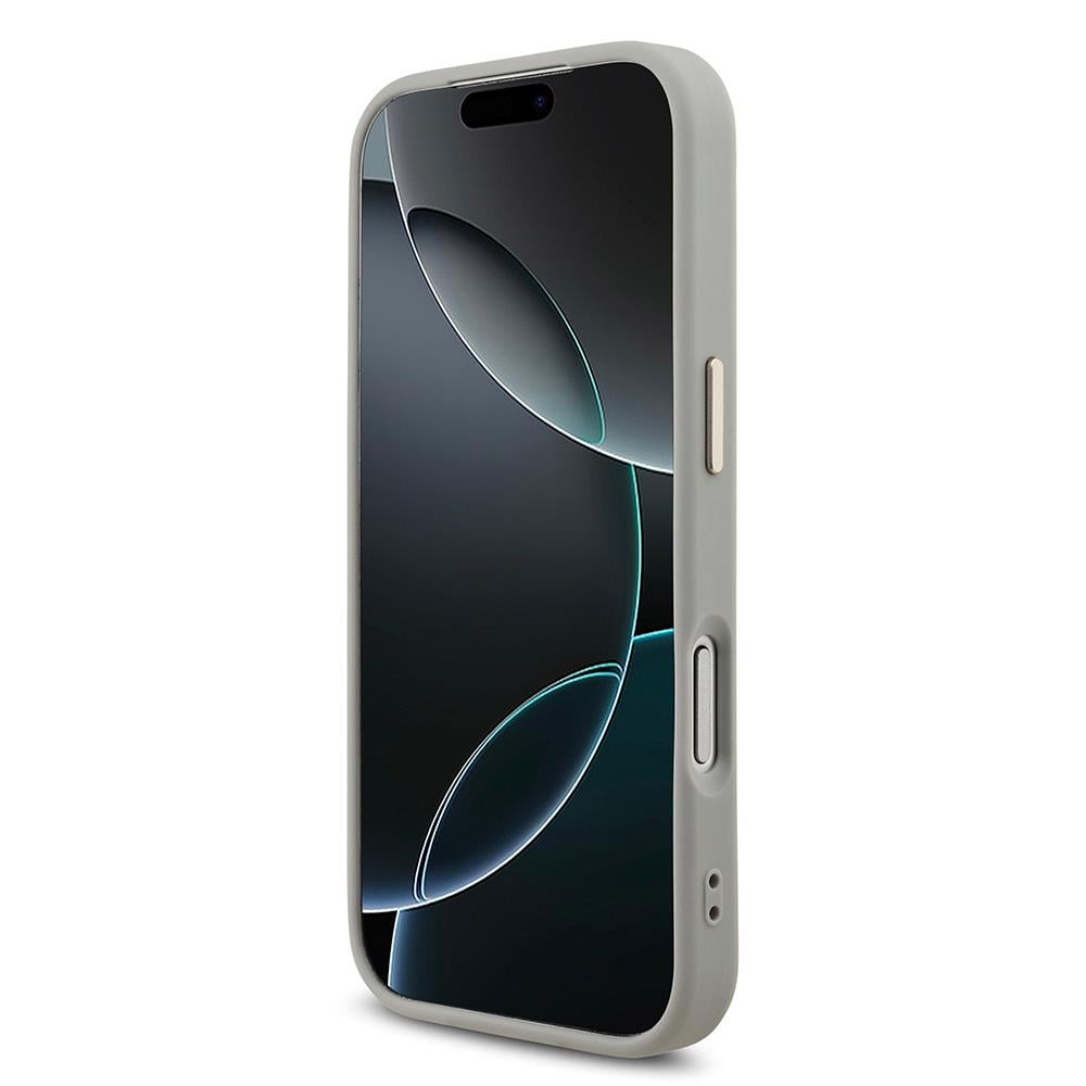 Apple iPhone 17 Pro Kılıf Guess Orjinal Lisanslı 4G Büyük Metal Kamera Çerçeveli ve Logolu Glitter Kapak