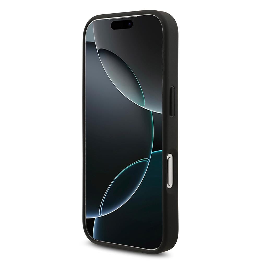 Apple iPhone 17 Pro Kılıf Lacoste Orjinal Lisanslı M-safe Şarj Özellikli PU Deri Tasarımlı Karışık Monogram Desenli Kapak