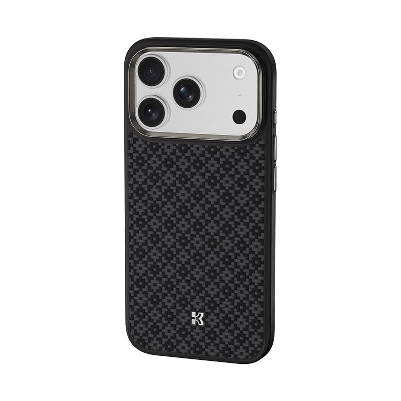 Apple iPhone 17 Pro Kılıf M-Safe Şarj Özellikli Benks ArmorPro ArmorGrid Serisi Kevlar Kapak