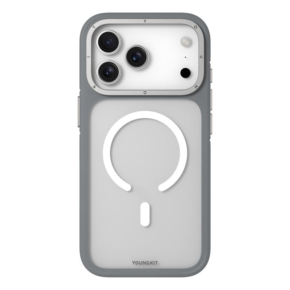 Apple iPhone 17 Pro Kılıf M-safe Şarj Özellikli Youngkit Rock Sand Serisi Kapak