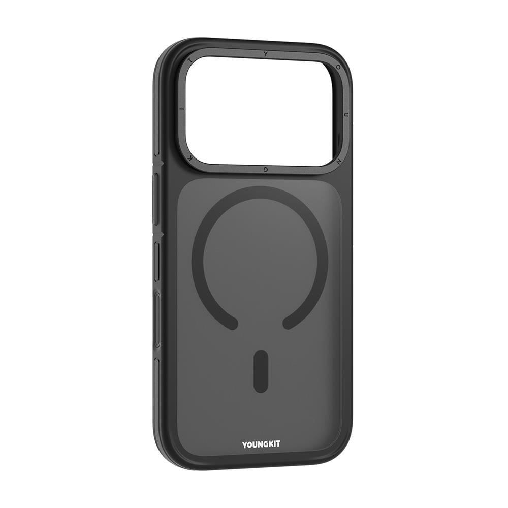 Apple iPhone 17 Pro Kılıf M-safe Şarj Özellikli Youngkit Rock Sand Serisi Kapak