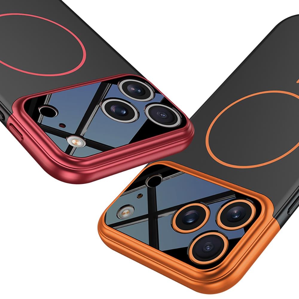 Apple iPhone 17 Pro Kılıf M-safe Şarj Özellikli Çift Parçalı Zore Napoli Kapak
