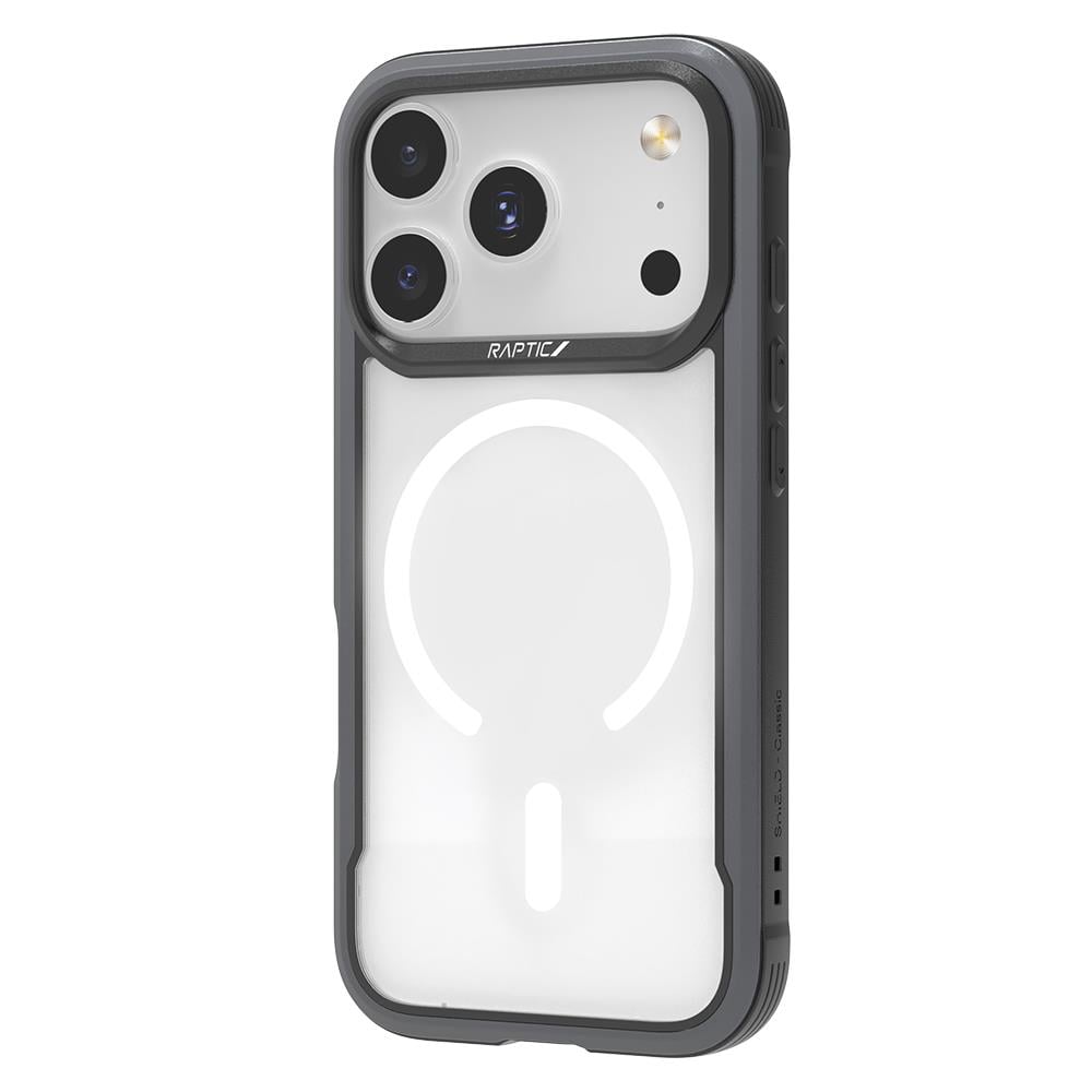 Apple iPhone 17 Pro Kılıf M-safe Şarj Özellikli Airbagli Raptic Shield Serisi Şeffaf Arka Yüzey Kapak