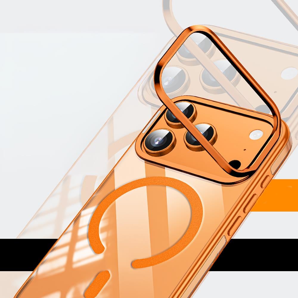 Apple iPhone 17 Pro Kılıf M-safe Şarj Özellikli Wlons Standlı Efsane Kapak
