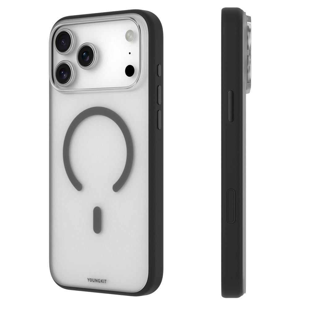 Apple iPhone 17 Pro Kılıf M-safe Şarj Özellikli Youngkit Clear Serisi Kapak