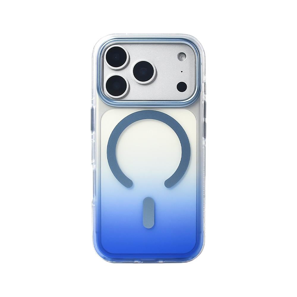 Apple iPhone 17 Pro Kılıf M-safe Şarj Özellikli Teknoloji Desenli Skinarma Helio Mag Charge Standlı Kapak