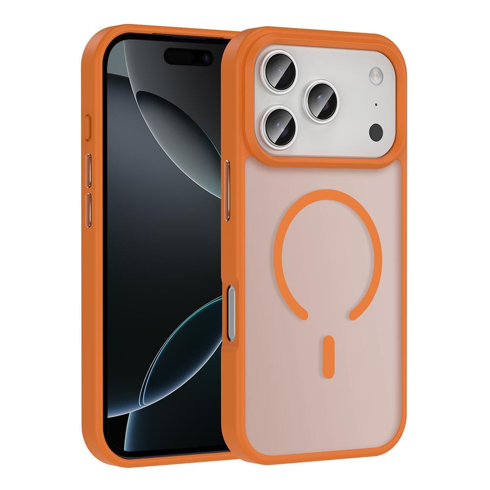 Apple iPhone 17 Pro Kılıf M-safe Şarj Özellikli Mat Arka Yüzey Zore Sio Kapak