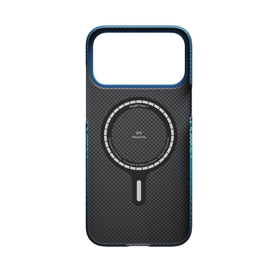 Apple iPhone 17 Pro Kılıf M-safe Şarj Özellikli Lumintex Fosforlu Pitaka Tactile Woven Starpeak Serisi Milky Way Galaxy Kapak