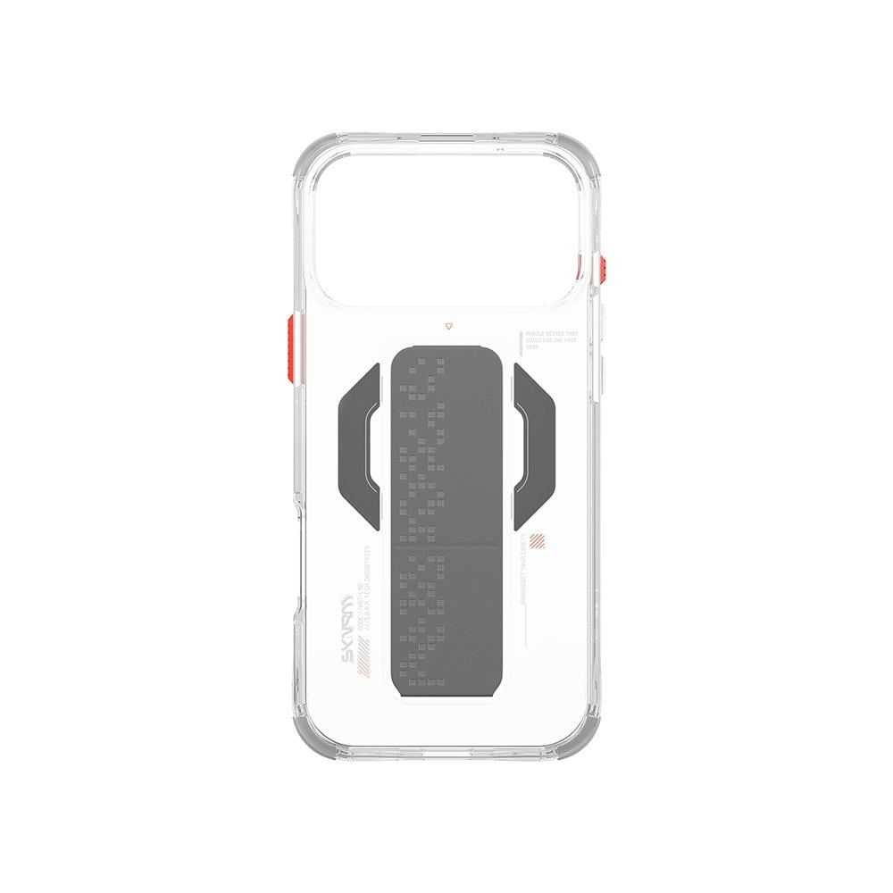 Apple iPhone 17 Pro Kılıf M-Safe Şarj Özellikli Airbag Tasarımlı Standlı Skinarma Haxa Kapak