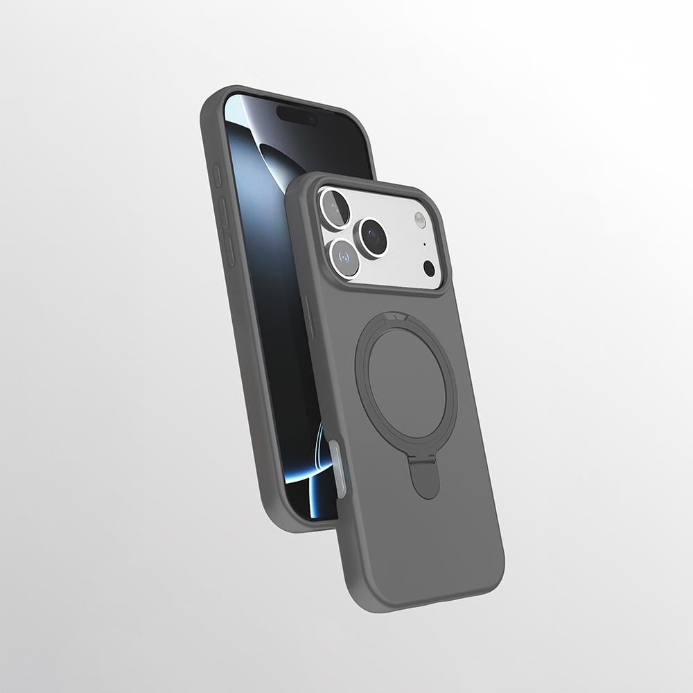 Apple iPhone 17 Pro Kılıf M-safe Şarj Özellikli Standlı Zore Samara Kapak