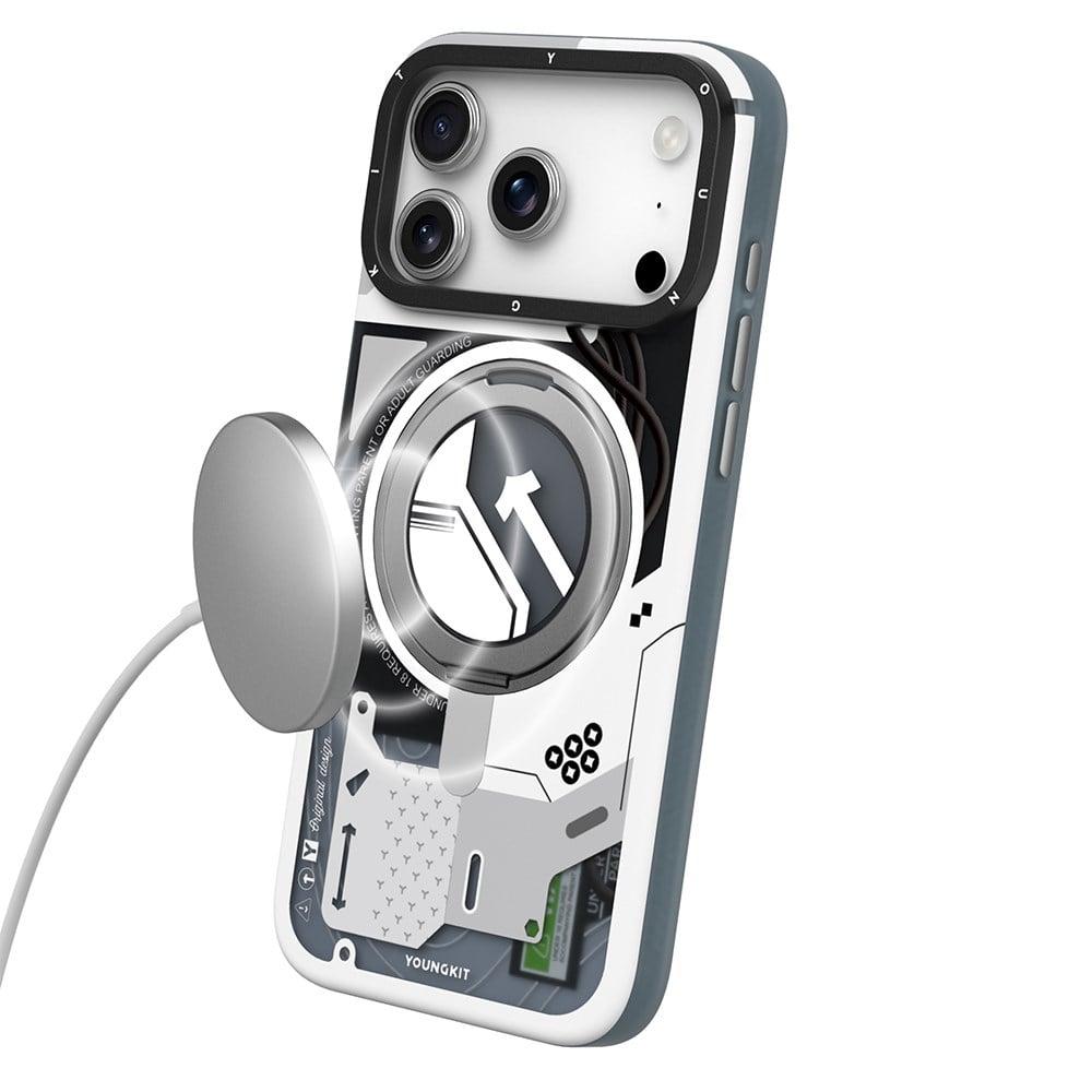 Apple iPhone 17 Pro Kılıf M-safe Şarj Özellikli Youngkit Starship Serisi Kapak