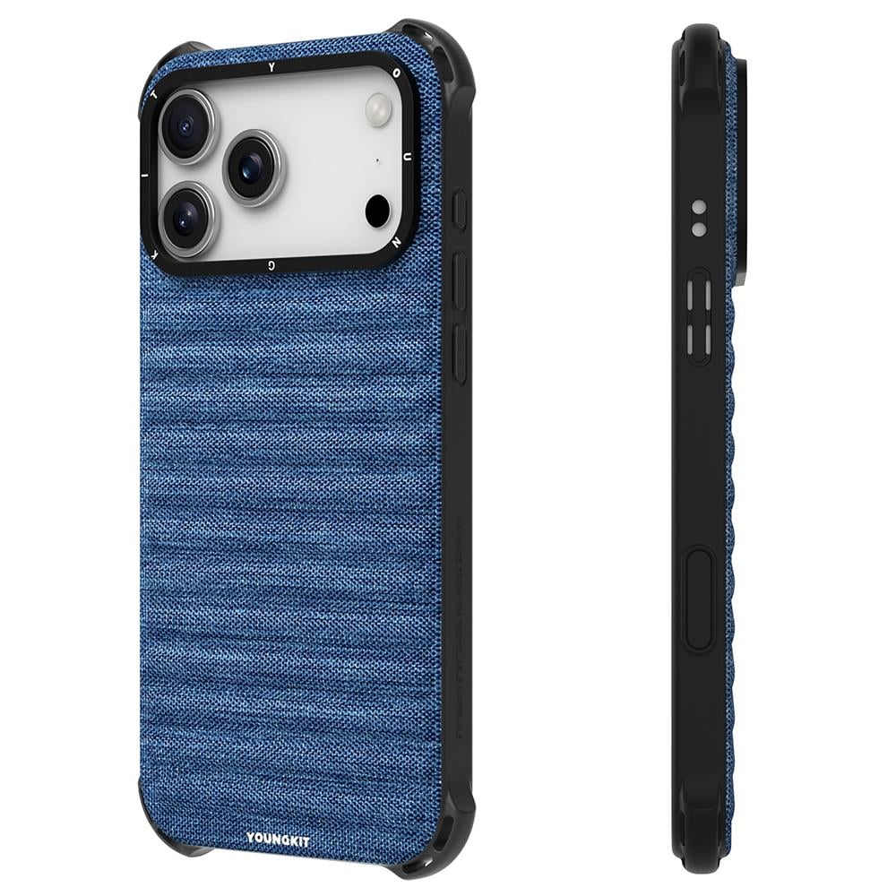 Apple iPhone 17 Pro Kılıf M-safe Şarj Özellikli Youngkit Canvas Serisi Kapak