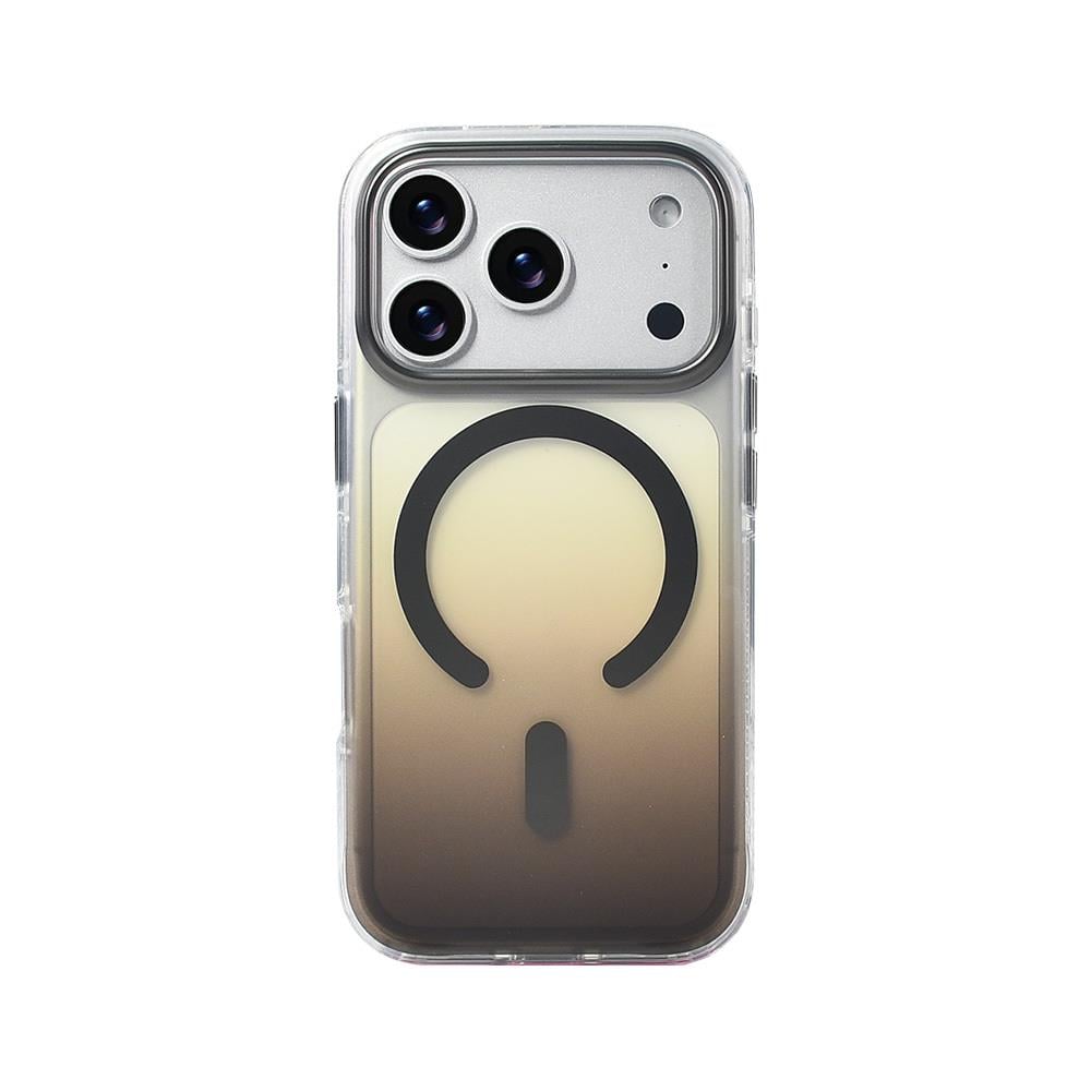 Apple iPhone 17 Pro Kılıf M-safe Şarj Özellikli Transparan Renk Geçişli Zore Toros Kapak