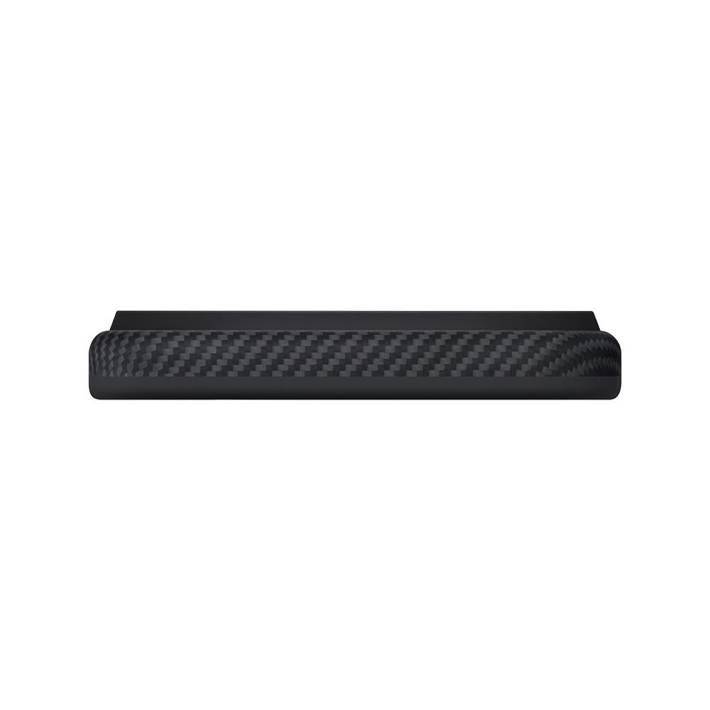 Apple iPhone 17 Pro Kılıf M-safe Şarj Özellikli Aramid Fiber Pitaka Military-Grade Classic Serisi Black-Grey Twill Kapak