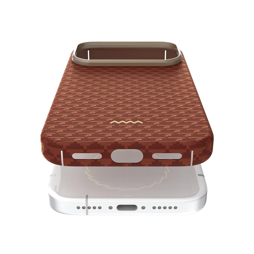 Apple iPhone 17 Pro Kılıf M-safe Şarj Özellikli Raptic Aramid Skin Origin Serisi Kapak