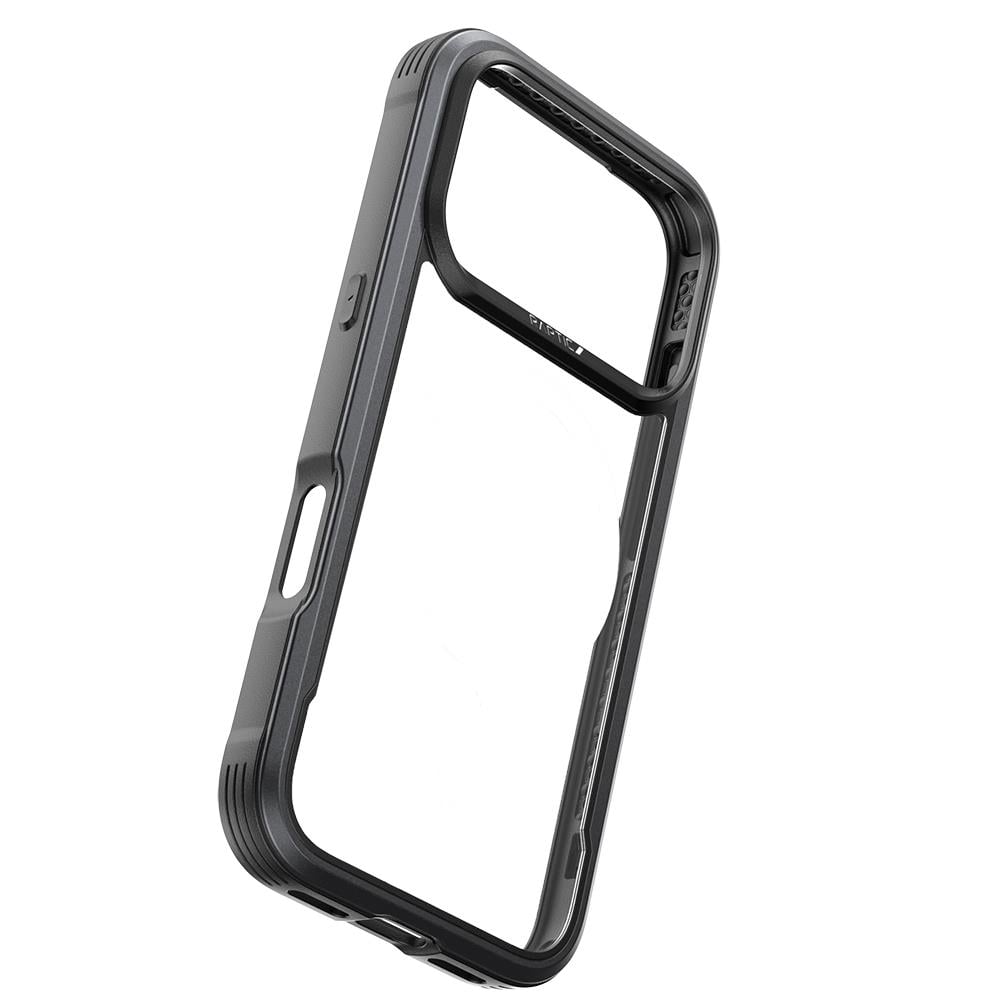 Apple iPhone 17 Pro Kılıf M-safe Şarj Özellikli Airbagli Raptic Shield Serisi Şeffaf Arka Yüzey Kapak
