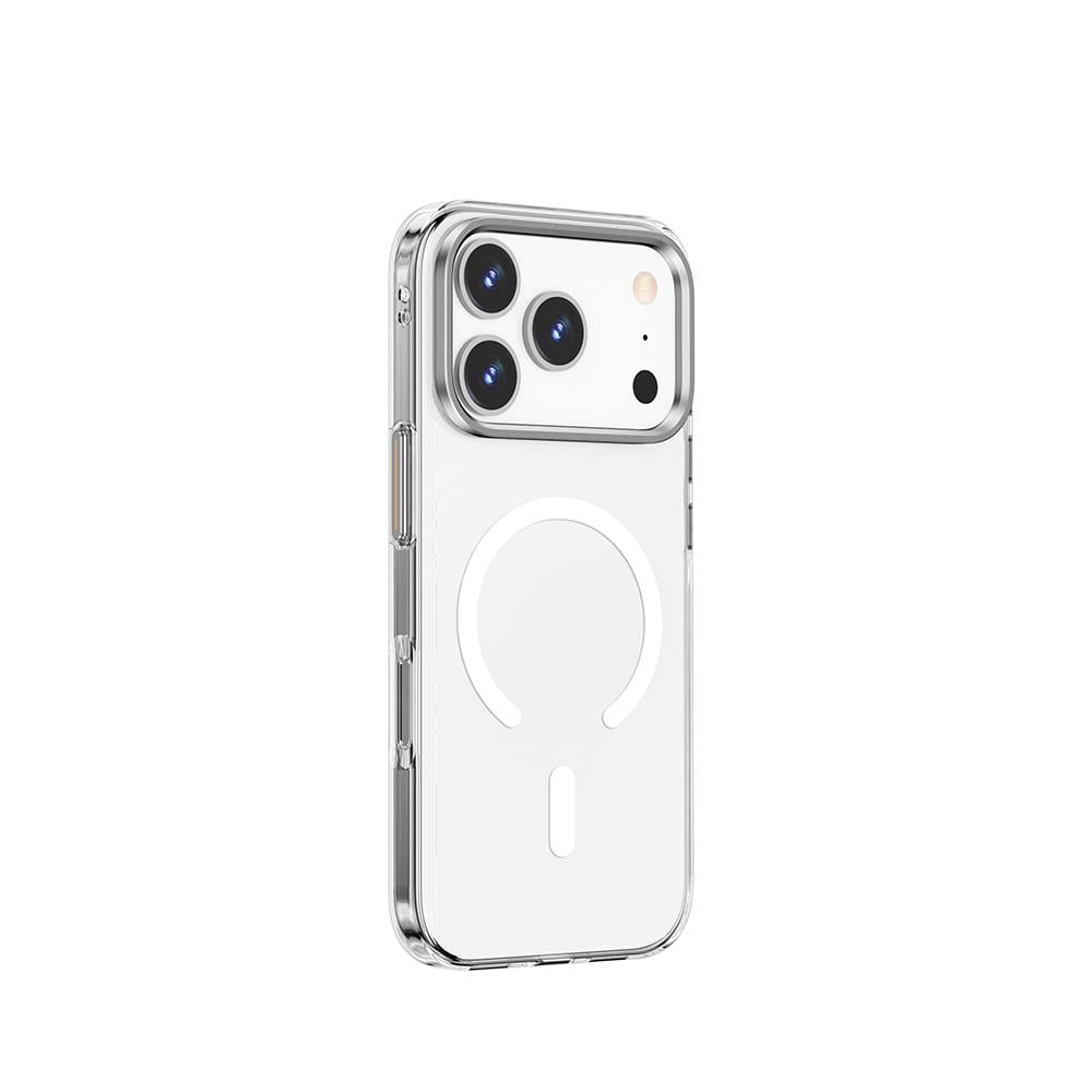 Apple iPhone 17 Pro Kılıf M-safe Şarj Özellikli Wiwu YXK-208 Invisible Ultra Sert PC Kapak