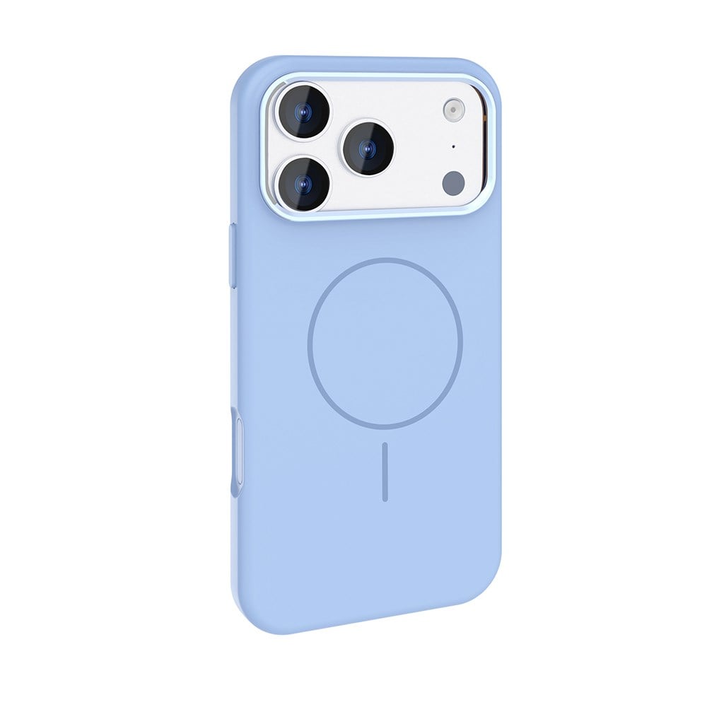 Apple iPhone 17 Pro Kılıf M-Safe Şarj Özellikli Metal Kamera Çerçeveli Zore Edi Silikon Kapak