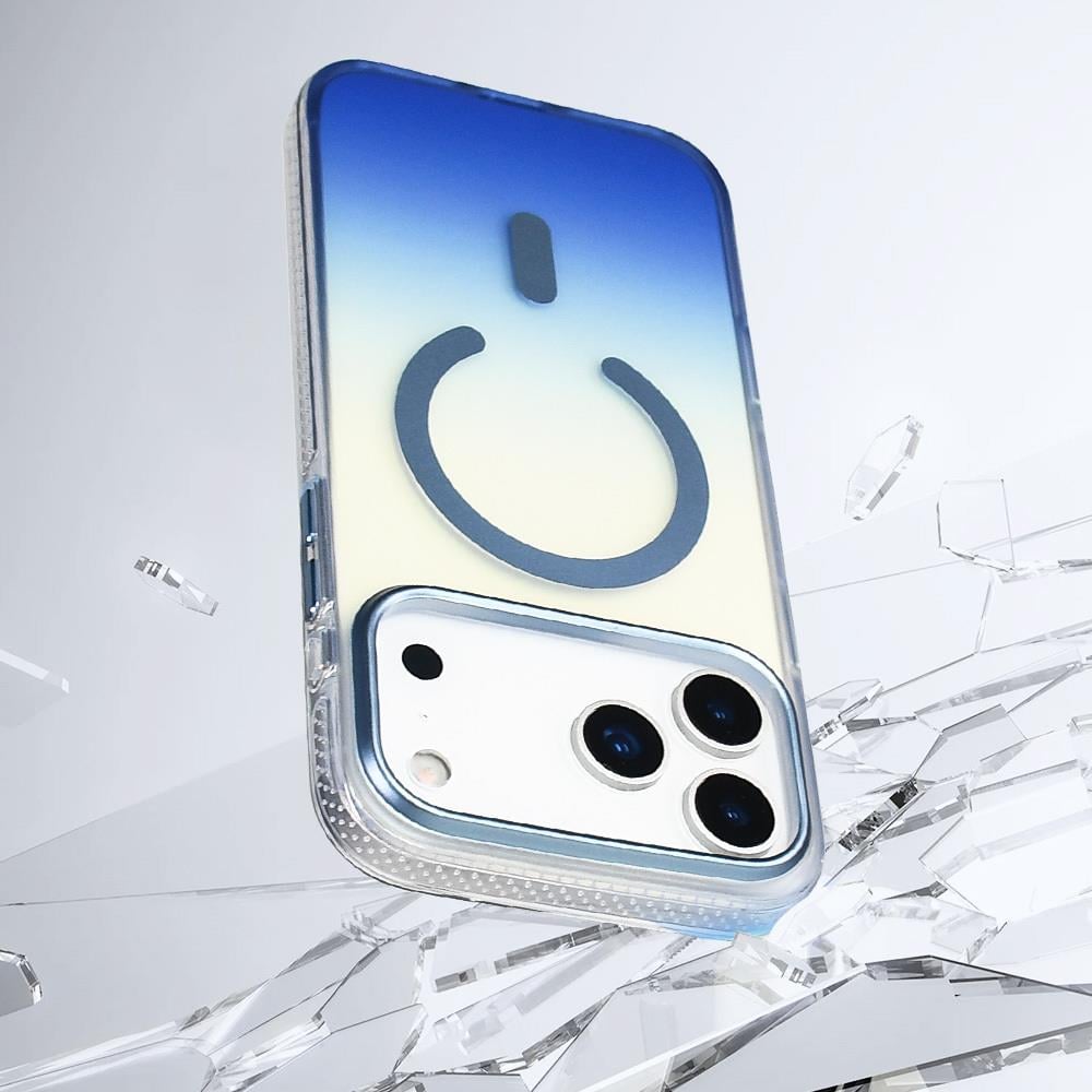 Apple iPhone 17 Pro Kılıf M-safe Şarj Özellikli Transparan Renk Geçişli Zore Toros Kapak