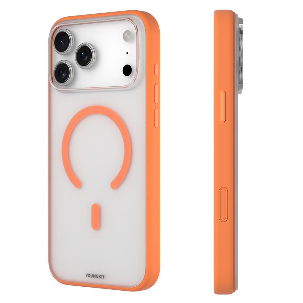 Apple iPhone 17 Pro Kılıf M-safe Şarj Özellikli Youngkit Clear Serisi Kapak