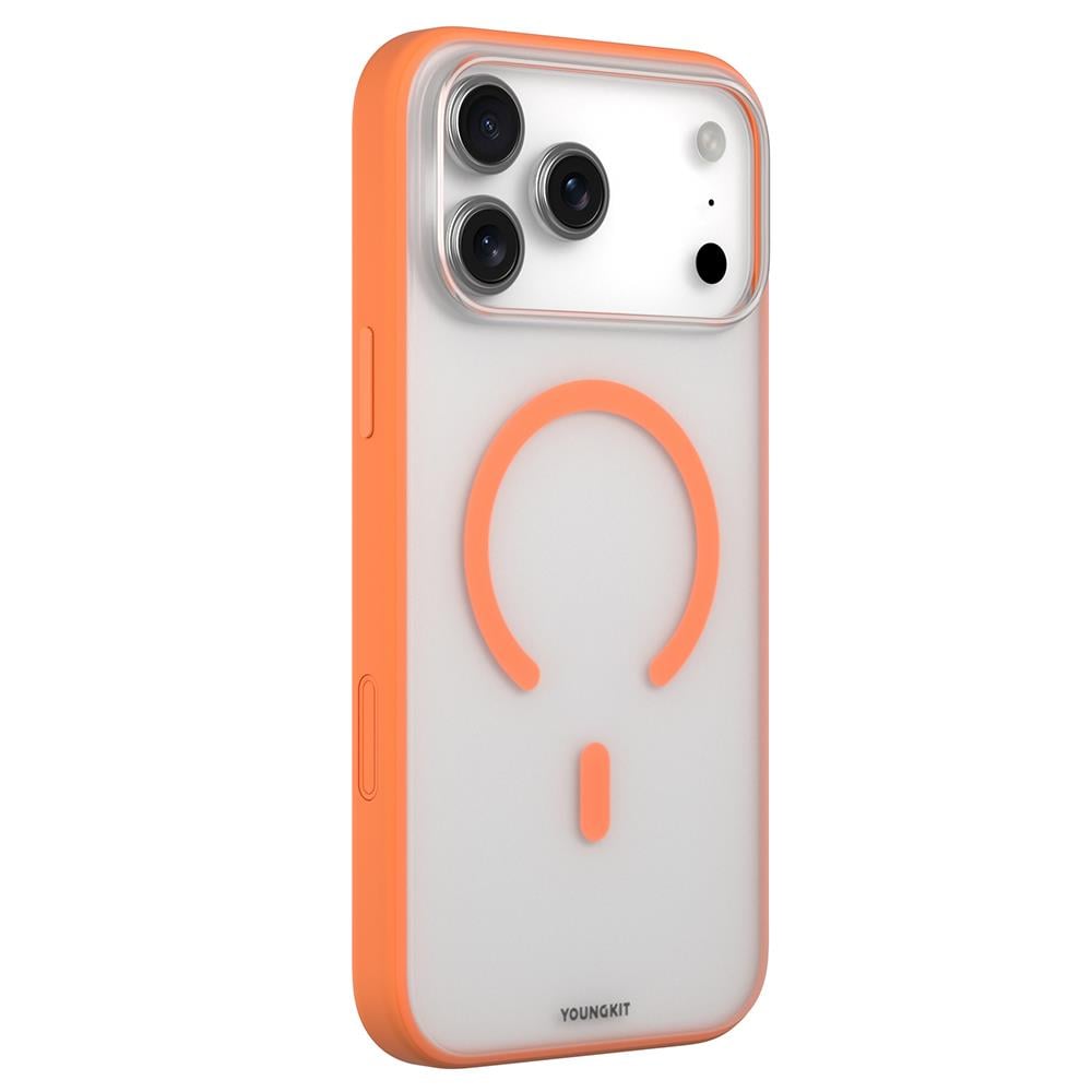 Apple iPhone 17 Pro Kılıf M-safe Şarj Özellikli Youngkit Clear Serisi Kapak