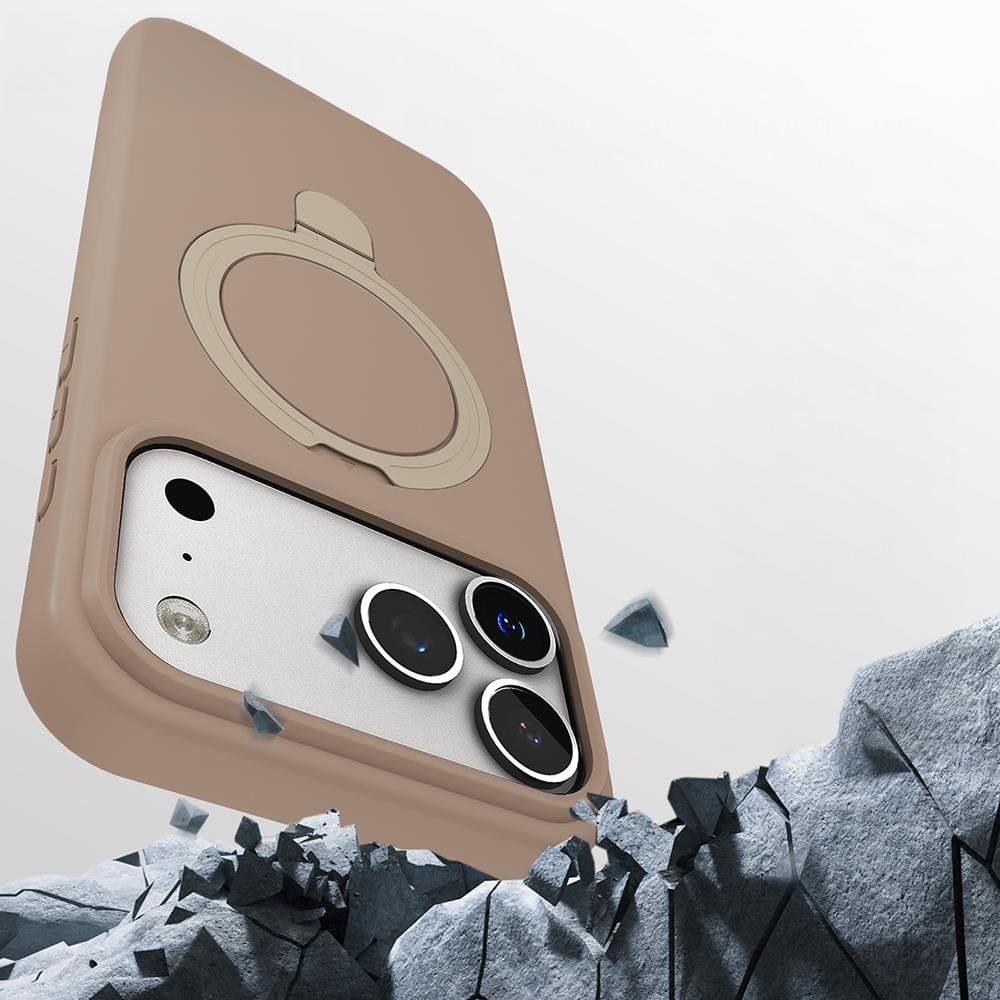 Apple iPhone 17 Pro Kılıf M-safe Şarj Özellikli Standlı Zore Samara Kapak