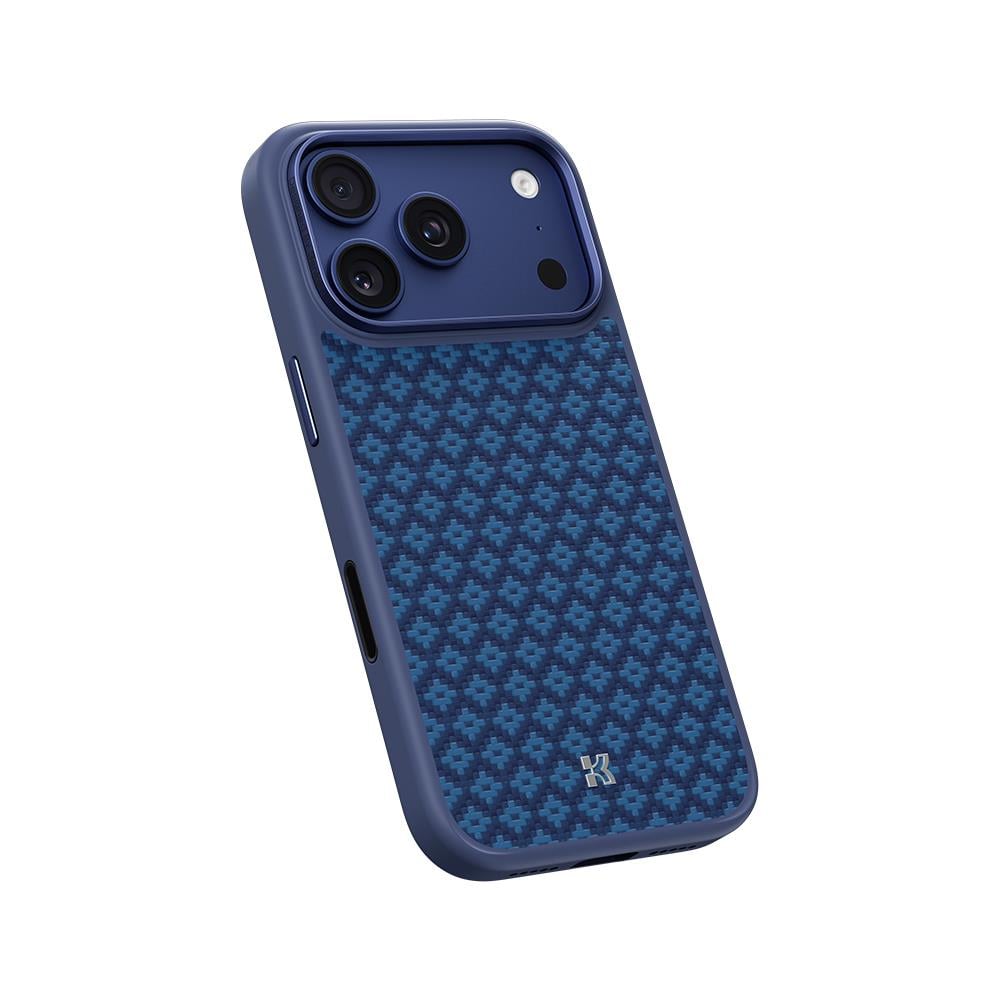 Apple iPhone 17 Pro Kılıf M-Safe Şarj Özellikli Benks ArmorPro ArmorGrid Serisi Kevlar Kapak
