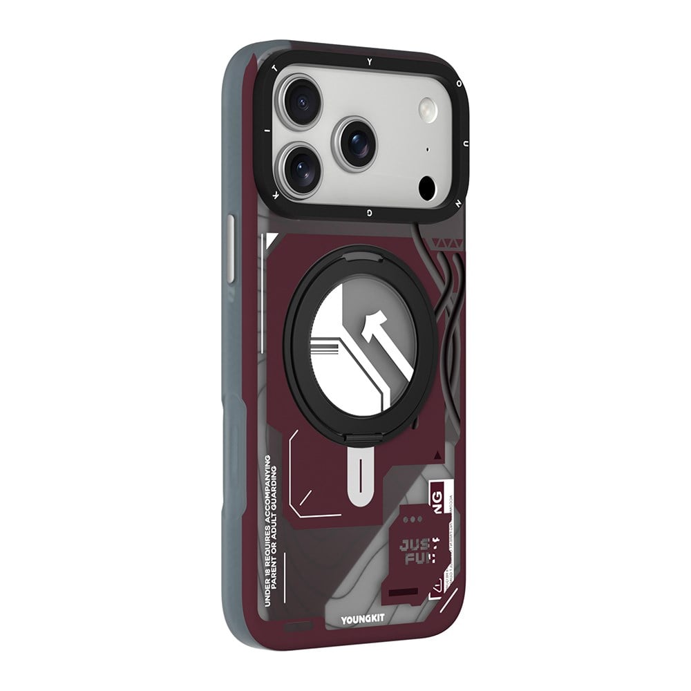 Apple iPhone 17 Pro Kılıf M-safe Şarj Özellikli Youngkit Starship Serisi Kapak