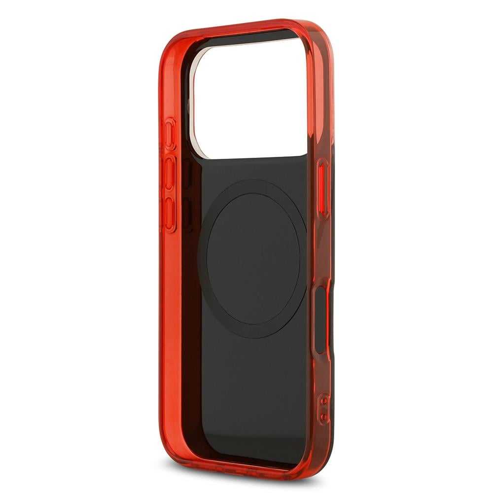 Apple iPhone 17 Pro Kılıf Redbull Orjinal Lisanslı M-safe Şarj Özellikli Çift Katmanlı Çizgi Desenli Sert PC MV Kapak