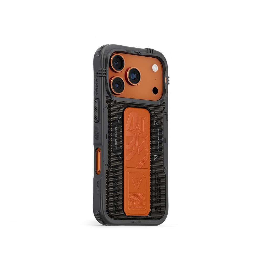 Apple iPhone 17 Pro Kılıf SkinArma M-safe Şarj Özellikli Airbag Tasarımlı Standlı Phantom Kapak