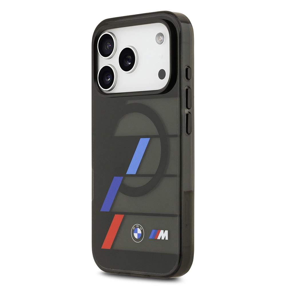 Apple iPhone 17 Pro Max Kılıf BMW Orjinal Lisanslı M-safe Şarj Özellikli IML Baskılı Üç Renkli M Dizayn Kapak