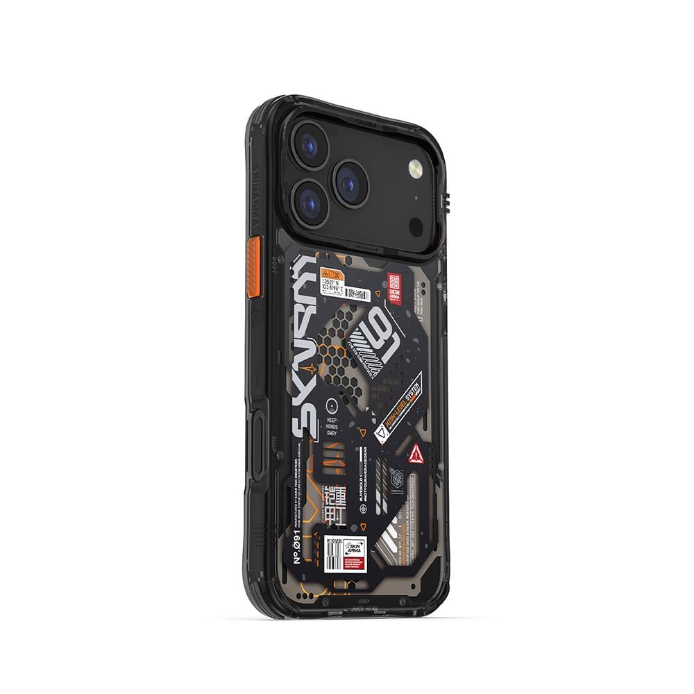 Apple iPhone 17 Pro Max Kılıf Desenli Airbag Tasarımlı Skinarma Spectra Kapak