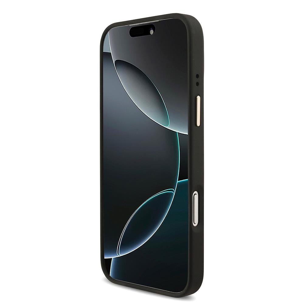Apple iPhone 17 Pro Max Kılıf Guess Orjinal Lisanslı 4G Büyük Metal Logolu Kalın Askılı Kapak