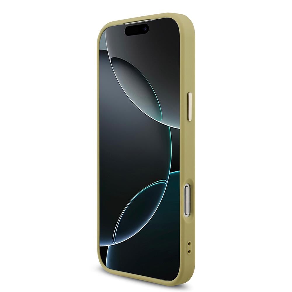 Apple iPhone 17 Pro Max Kılıf Guess Orjinal Lisanslı 4G Büyük Metal Kamera Çerçeveli ve Logolu Glitter Kapak