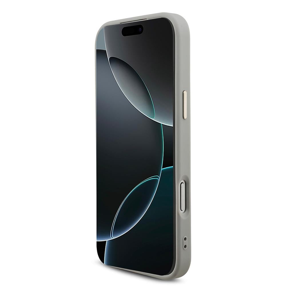 Apple iPhone 17 Pro Max Kılıf Guess Orjinal Lisanslı 4G Büyük Metal Kamera Çerçeveli ve Logolu Glitter Kapak