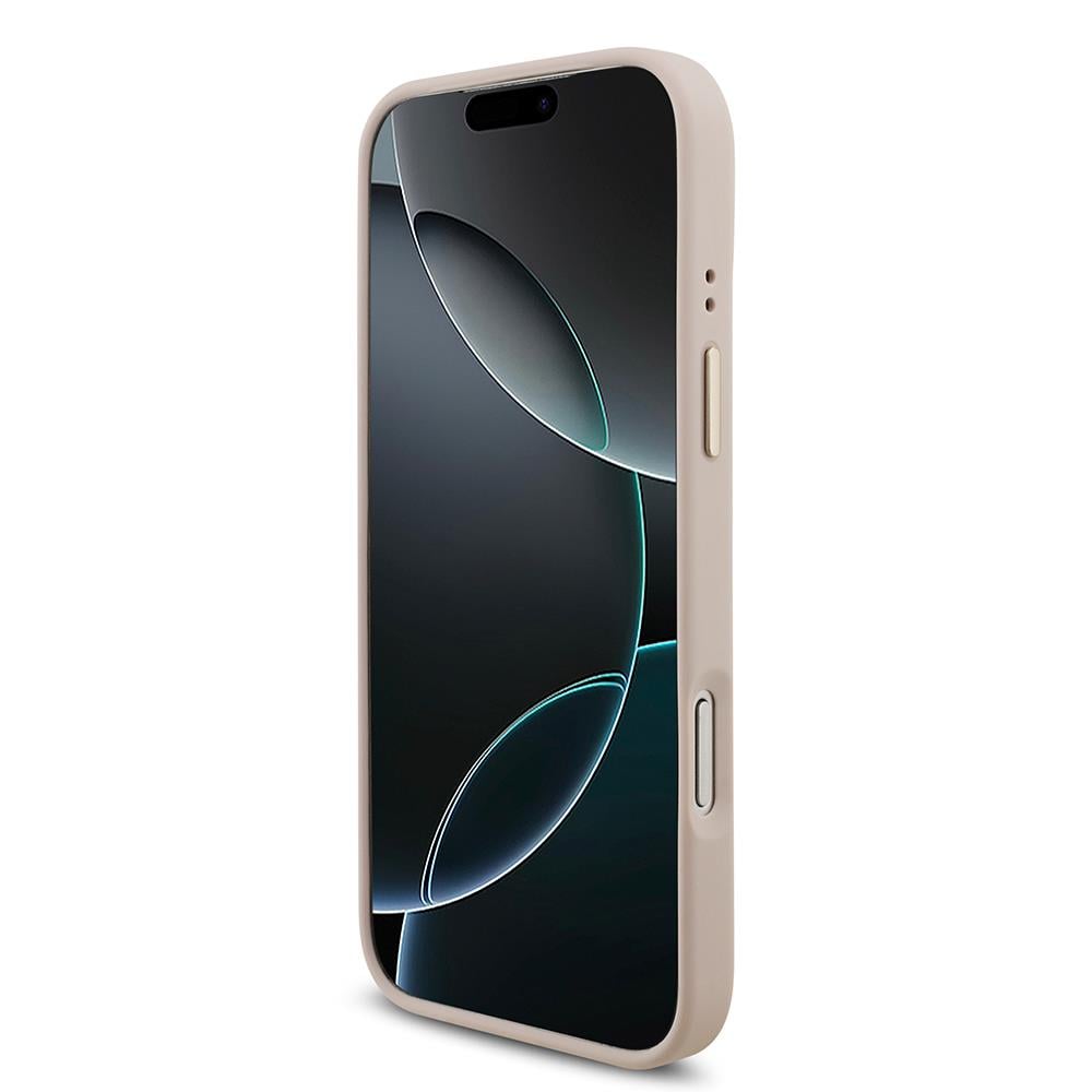 Apple iPhone 17 Pro Max Kılıf Guess Orjinal Lisanslı 4G Büyük Metal Logolu Kalın Askılı Kapak