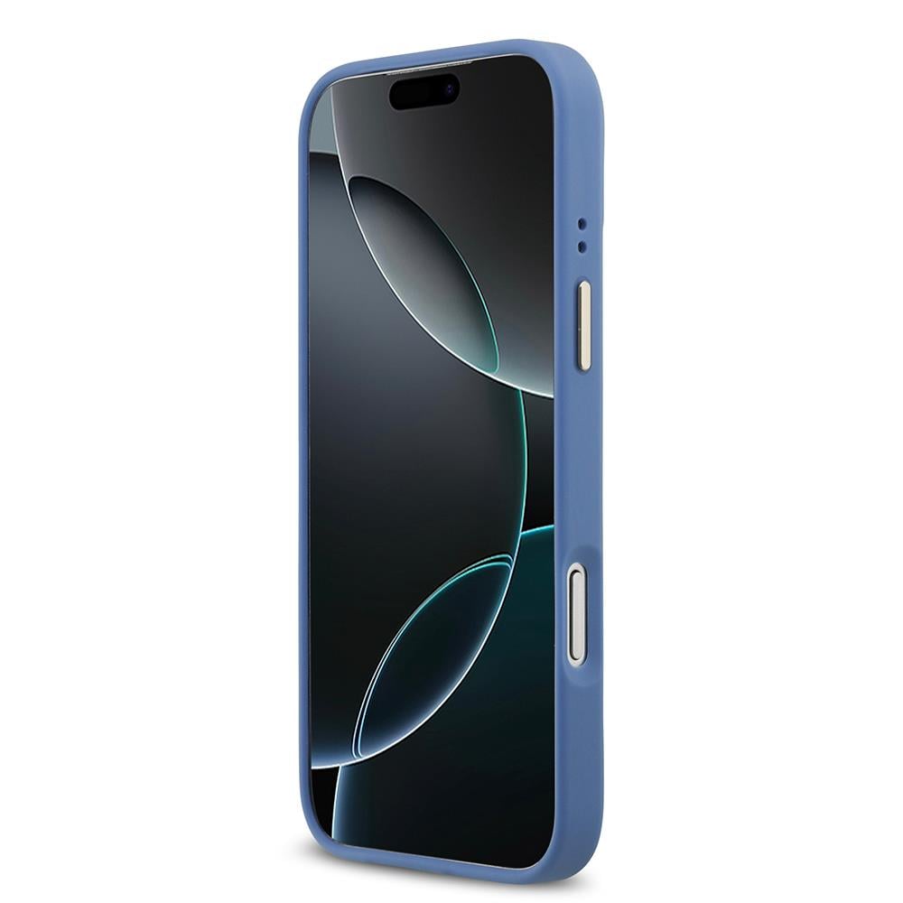 Apple iPhone 17 Pro Max Kılıf Guess Orjinal Lisanslı M-safe Şarj Özellikli Gold Metal Kamera Çerçeveli PU Deri 4G Desenli Yazı Logolu Kapak