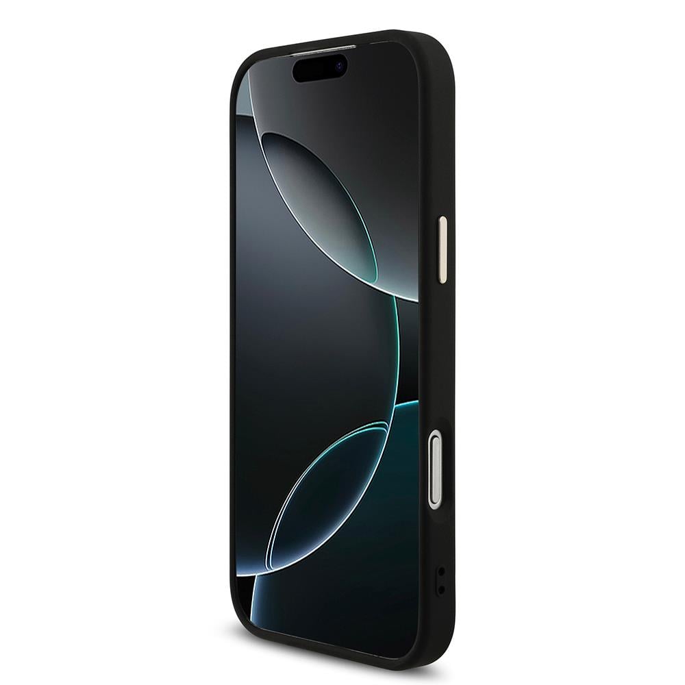Apple iPhone 17 Pro Max Kılıf Guess Orjinal Lisanslı 4G Büyük Metal Kamera Çerçeveli ve Logolu Glitter Kapak